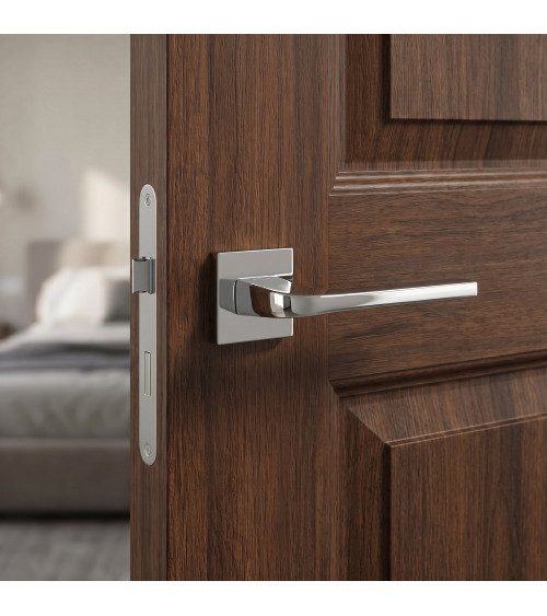 Maniglia per porta cromo lucido NAKA design