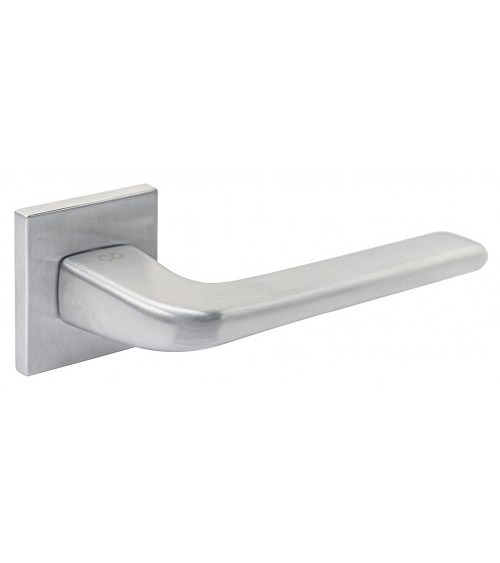 Maniglia per porta cromo spazzolato Solo - maniglia design