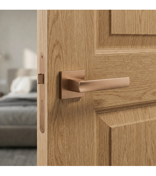 Maniglia per porta marrone chiaro LIMA maniglia design