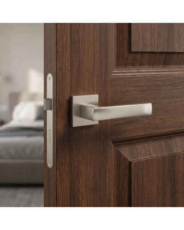 Maniglia per porta nichel satinato LIMA