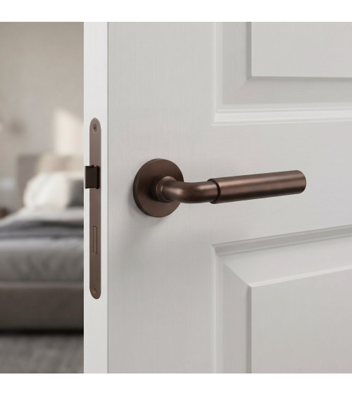 Maniglia per porta marrone scuro opaco FICARIA design