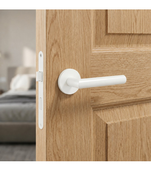 Maniglia per porta bianca CO ELLO - maniglia design