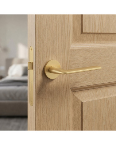 Maniglie per porte oro opaco STINGER tonde