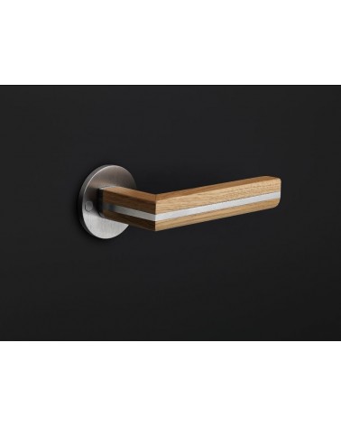 Maniglia per porta in vero legno, Formani TWO - maniglia design