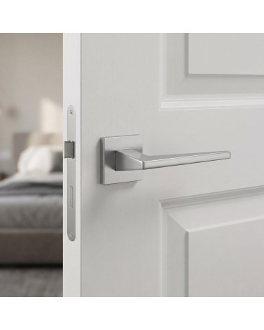 Maniglie per porte in cromo satinato LIMA FIT