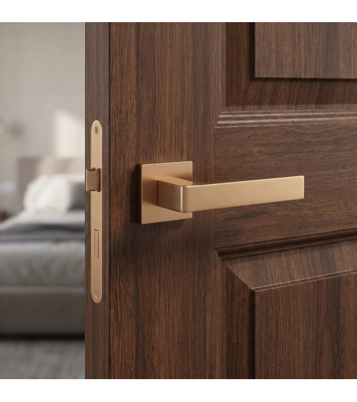 Maniglia per porta marrone chiaro HIRA maniglia design
