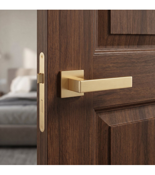 Maniglia per porta HIRA oro opaco maniglia design