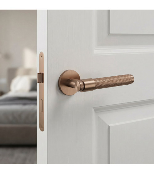 Maniglia per porta marrone chiaro GOYA design