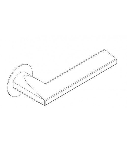 Rosetta da 45mm per maniglie per porta VERUM - maniglia design