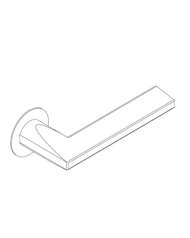 Rosetta da 45mm per maniglie per porta VERUM - maniglia design