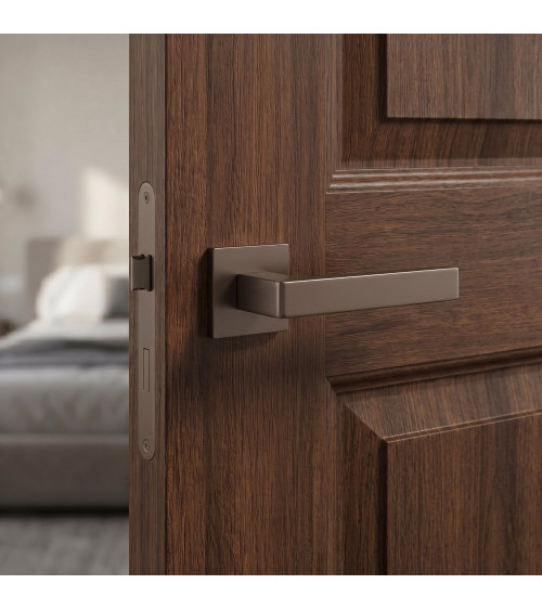 Maniglia per porta marrone SULLA maniglia design