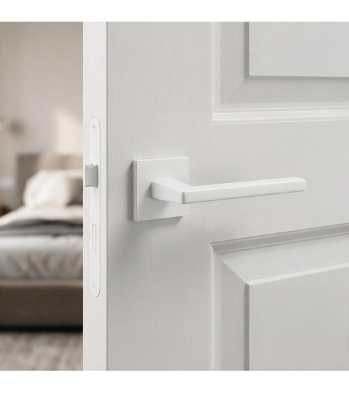 Maniglia per porta bianca PYROLA ferramenta design