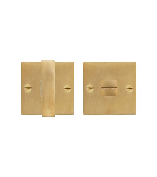 Rosetta per porta CDL con condanna/WC in ottone - maniglia design