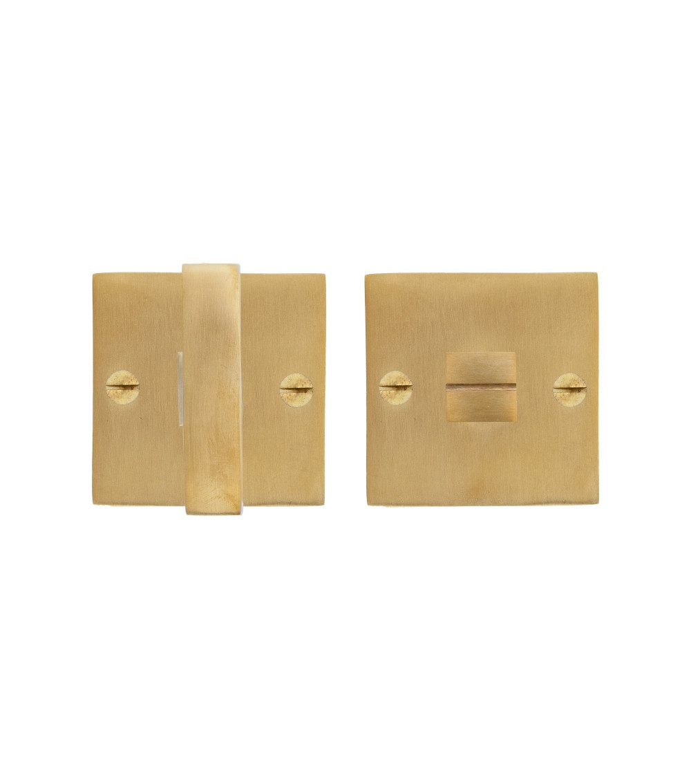 Rosetta per porta CDL con condanna/WC in ottone - maniglia design