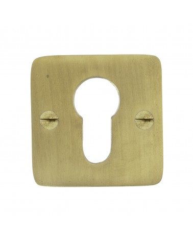 Rosetta per porta CDL con serratura a cilindro in ottone - maniglia design