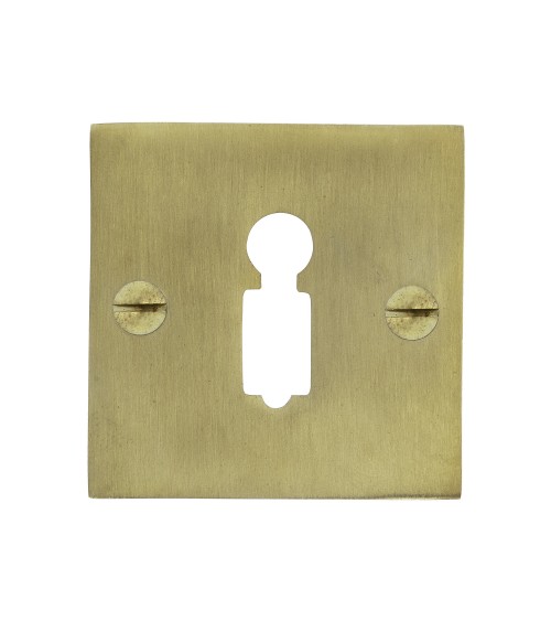Rosetta per porta CDL con serratura a cilindro in ottone - maniglia design