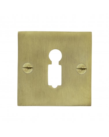 Rosetta per porta CDL con serratura a cilindro in ottone - maniglia design