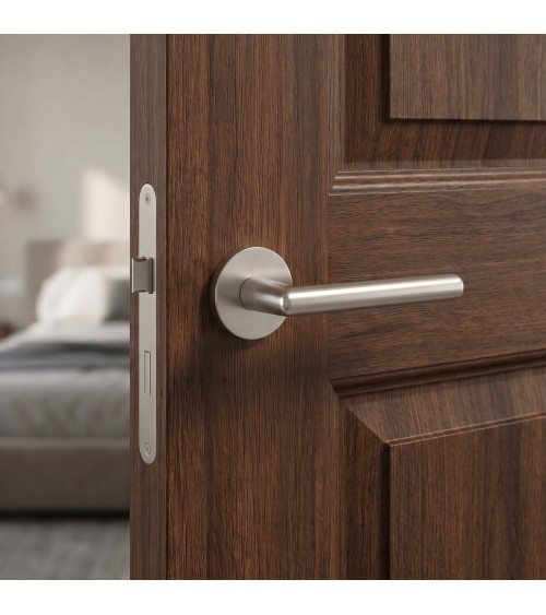 Maniglia per porta nichel satinato KALMIA maniglia design