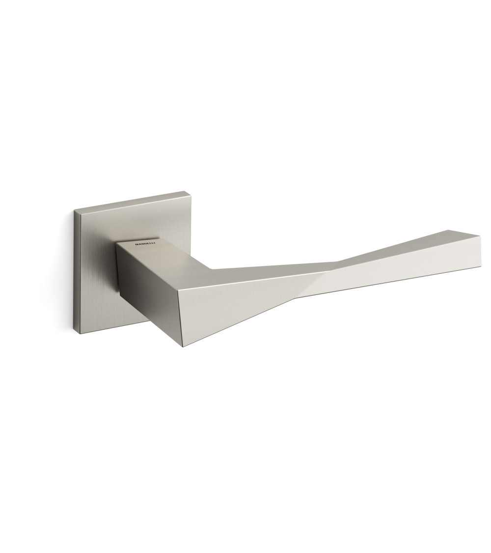 Maniglia per porta nichel satinato Mandelli Twee maniglia design
