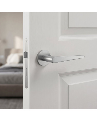Maniglia per Porta Cromo Satinato per una decorazione ultra elegante - ARNICA