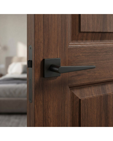 Maniglia Porta Nera Opaca Irresistibile ed Elegante - Modello ARNICA