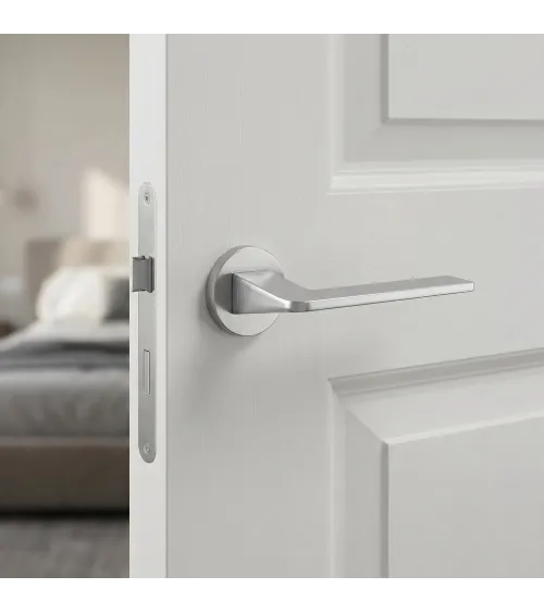 Maniglia per porta cromo spazzolato Vava maniglia design