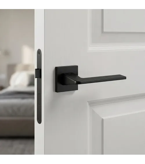 Maniglia per porta nera Vava ferramenta design