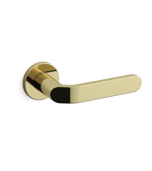 Maniglia porta oro lucido Mandelli Callas maniglia design