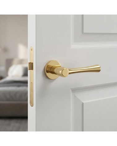 Maniglia per Porta Moderna Oro Lucido - Modello MADLEN
