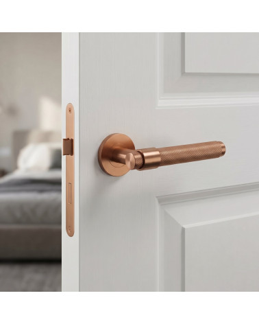 Maniglie per porta rame OVAL 1743