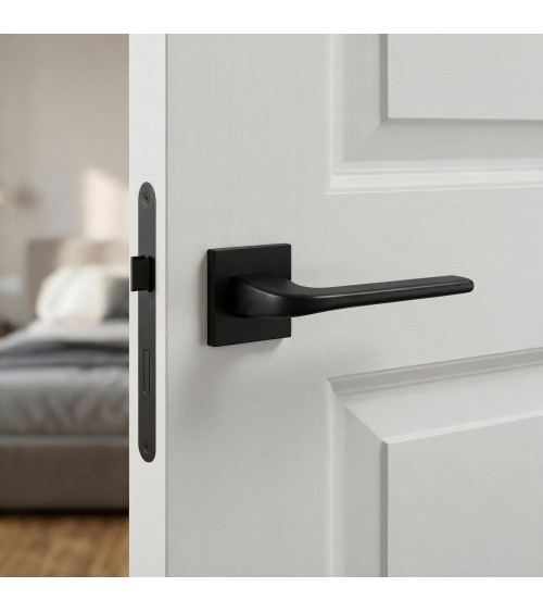 Maniglia per porta nera Solo - maniglia design