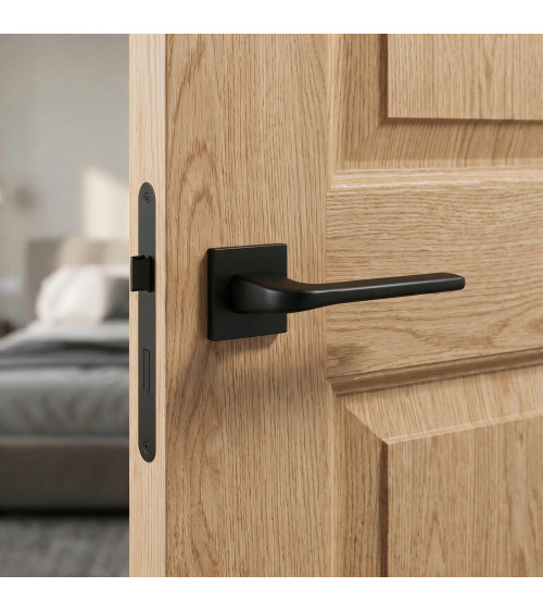 Maniglia per porta nera Solo - maniglia design