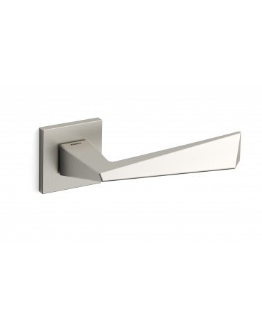 Maniglia per porta nichel satinato Mandelli Piramid design