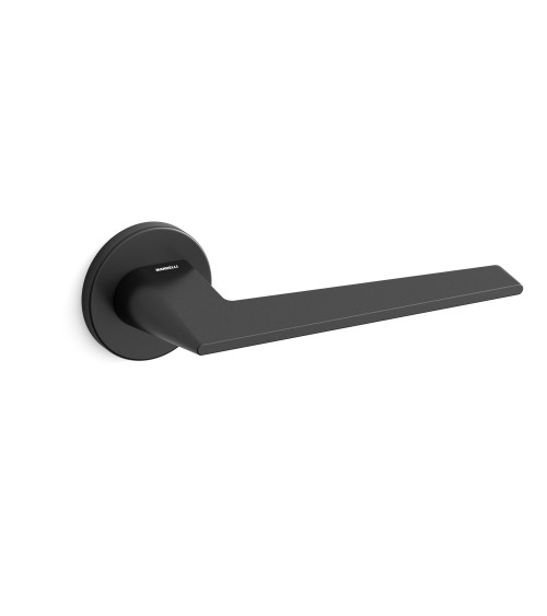 Maniglia per porta nera Mandelli Aries design