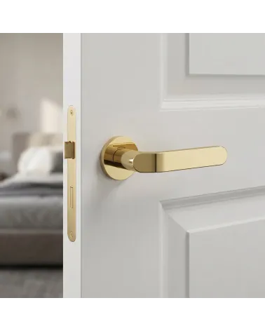 Maniglie per porta in ottone Mandelli Callas 100% italiano
