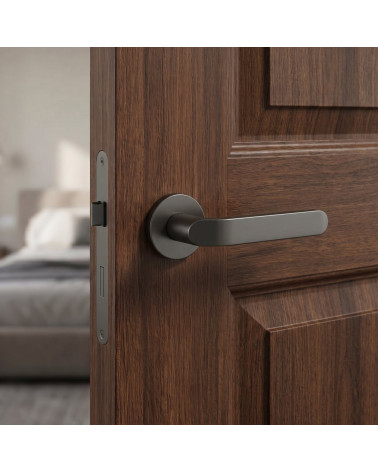Maniglie per porta cromo satinato Mandelli Callas