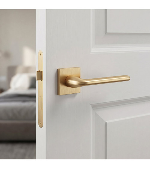 Maniglia per porta oro opaco Scandi slim maniglia design