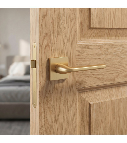Maniglia per porta oro opaco Scandi slim maniglia design