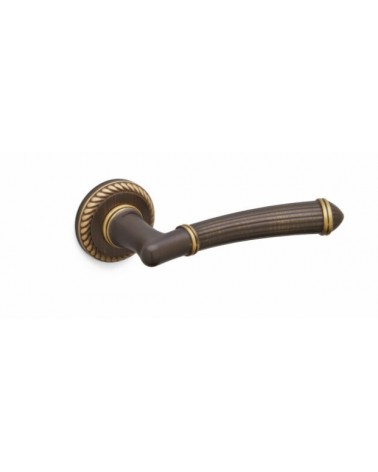 Maniglia per porta bronzo scolpito Mandelli Aurora maniglia design