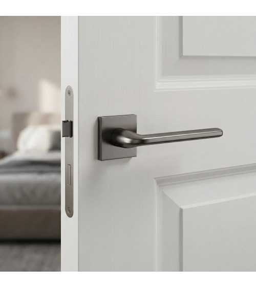 Maniglia per porta grafite Scandi Slim design