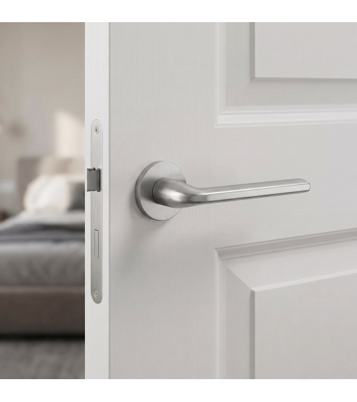 Maniglia per porta cromo satinato Scandi slim ferramenta design