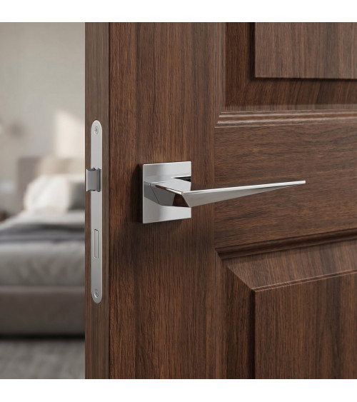 Maniglia per porta cromo lucido Blade design