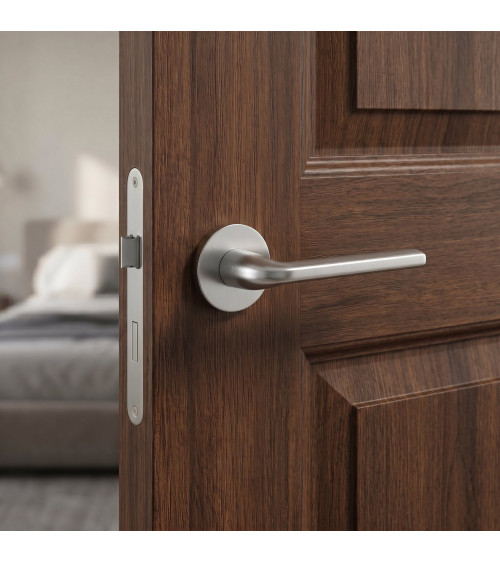 Maniglia per porta cromo satinato Scandi slim ferramenta design