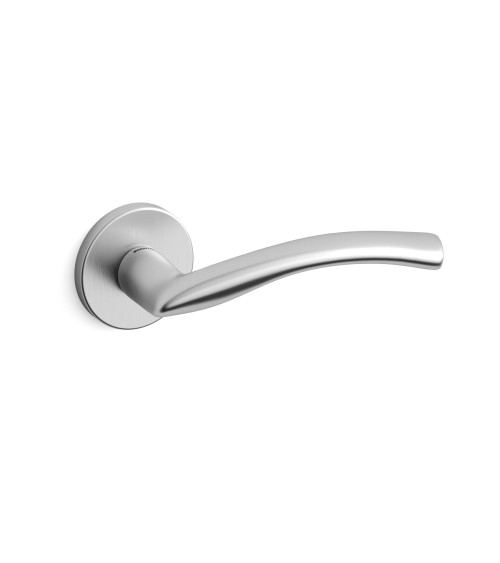 Maniglia per porta cromo satinato Mandelli Zoom maniglia design