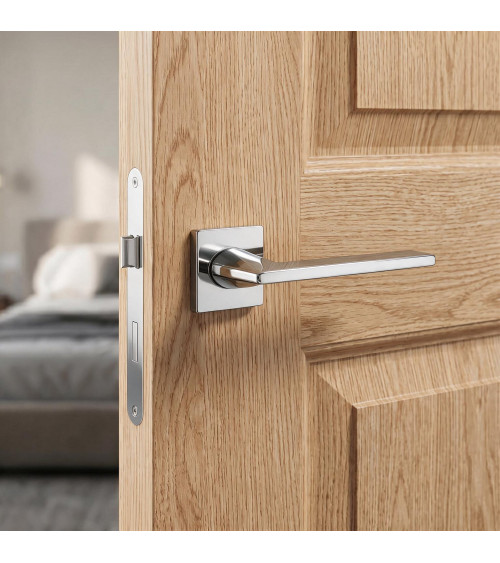 Maniglia per porta cromo lucido Harmony maniglia design