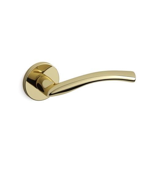 Maniglia per porta oro lucido Mandelli Zoom maniglia design