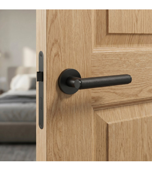 Maniglia per porta nera EGERIA design