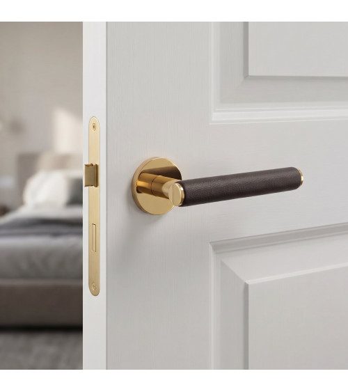 Maniglia per porta oro lucido EGERIA design