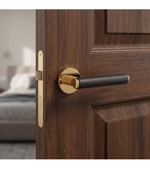 Maniglia per porta oro lucido EGERIA design