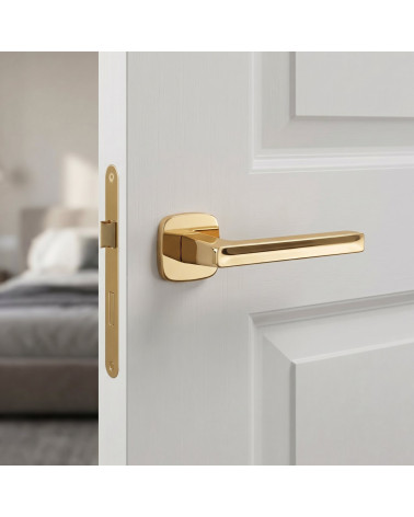 Maniglie per porta color oro lucido PEA
